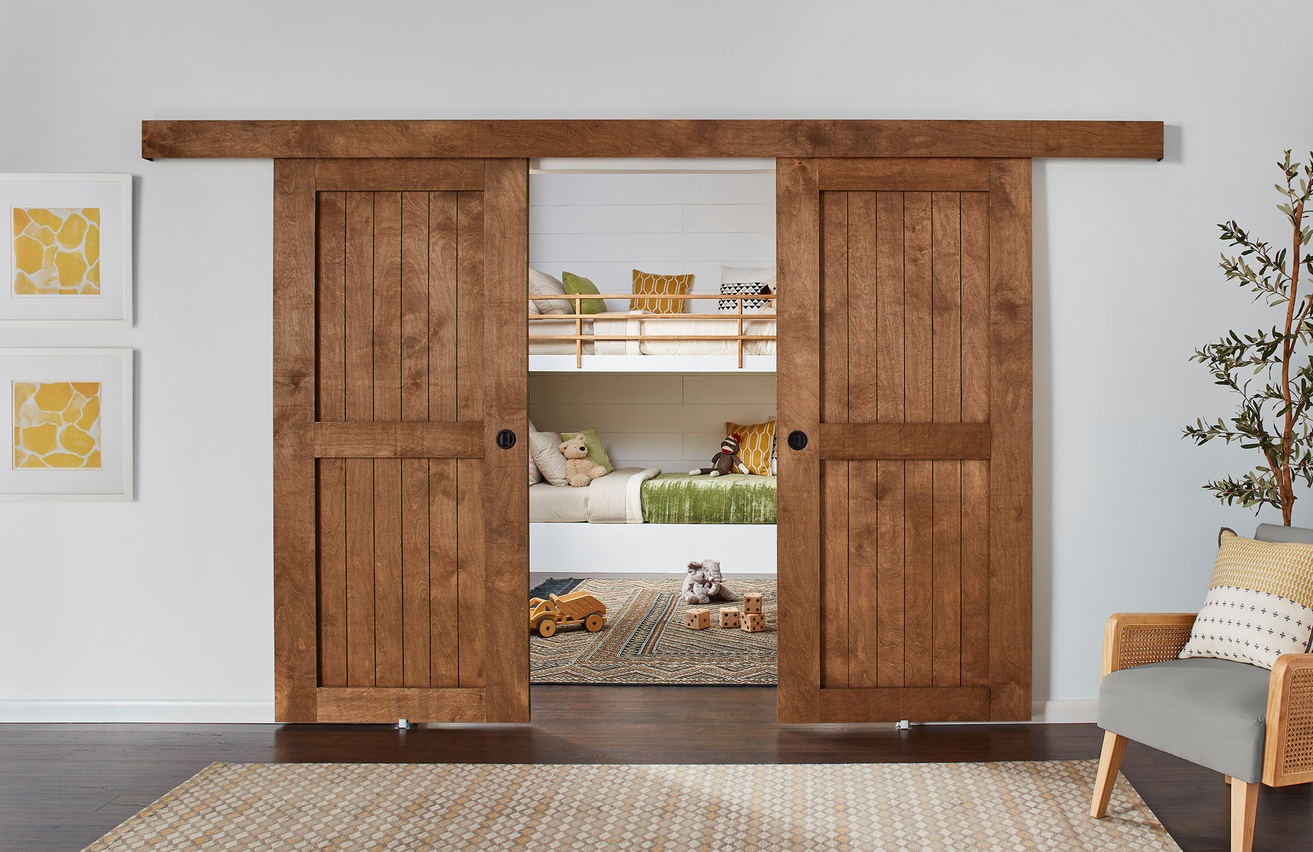 wall-mount sliding doors
